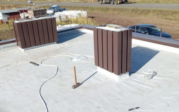 Обшивка трубы дымохода