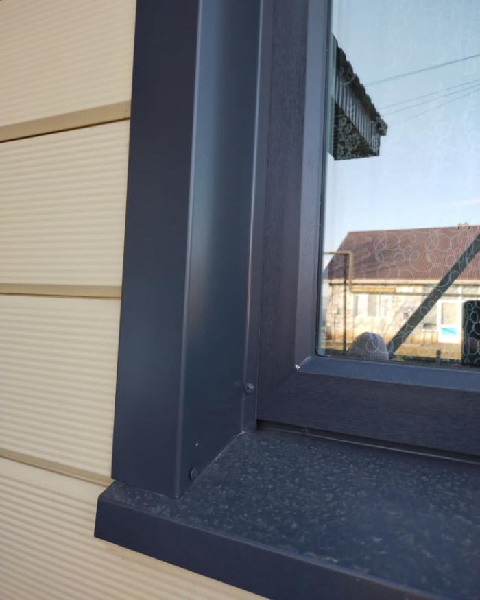 Откосы из металла