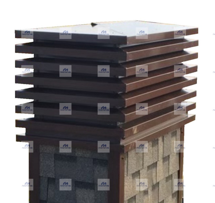 Зонт на трубу дымохода Тип-4