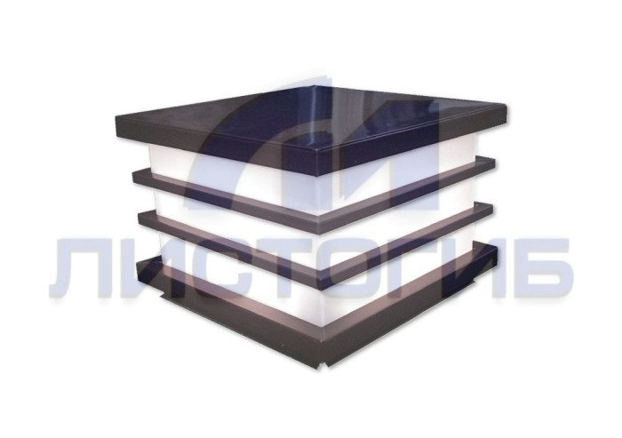 Колпак заборный Тип-17. 390х390мм