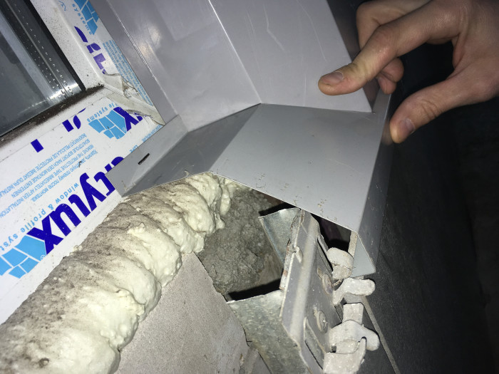 Откосы из металла